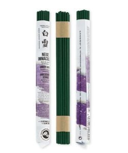 Japanese incense (short scroll): pristine Snow, 35 sticks
